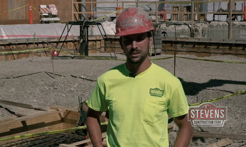 We are STEVENS - Meet Aaron one of our Concrete Superintendents